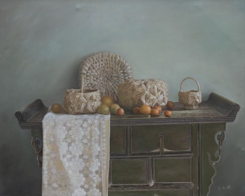 王鳳國《物語》，布面油畫，80cm×100cm，2013年