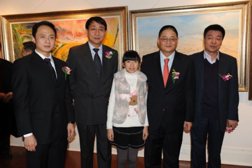 嘉賓與四川小畫家合影