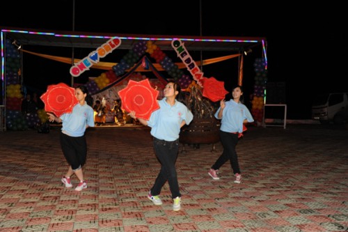 營火晚會澳門代表團的演出