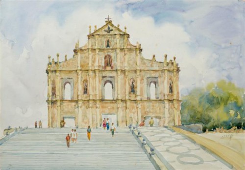 “Exposição de Pinturas de Io Fong” integrada no Projecto de Promoção de Artistas de Macau