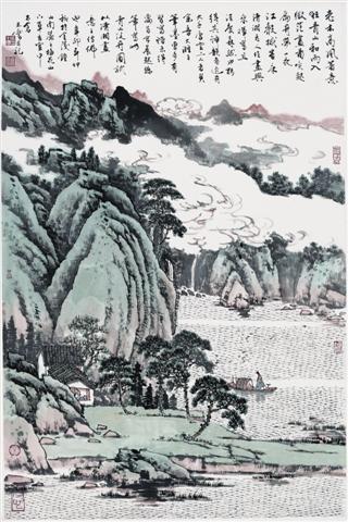 宋玉麟(江蘇) - 夏山幽居圖