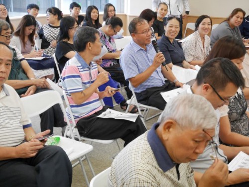 社團代表對資助申請改進措施提供意見