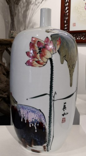 Garrafa de porcelana