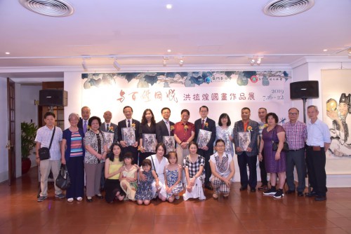 Fotografia com o mestre, os convidados e familiares