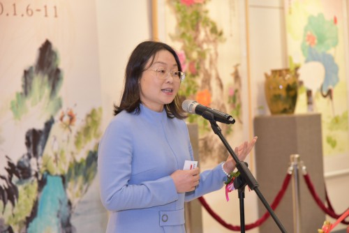 長沙市望城區委宣傳部副部長黃躍新致詞