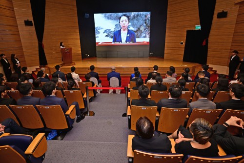 天津市政協張金英副主席視頻致辭